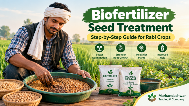 Biofertilizer Seed Treatment: A Step-by-Step Guide for Rabi Crops